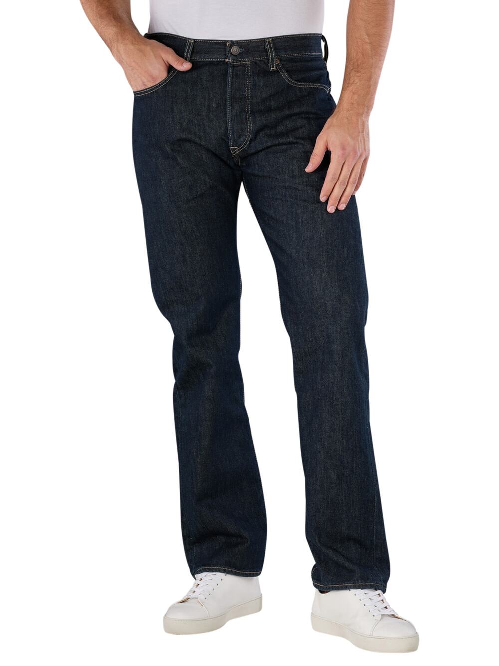 Levi's 514 Relaxed Straight Leg Jeans Men's W36 Dark Wash Five Pocket